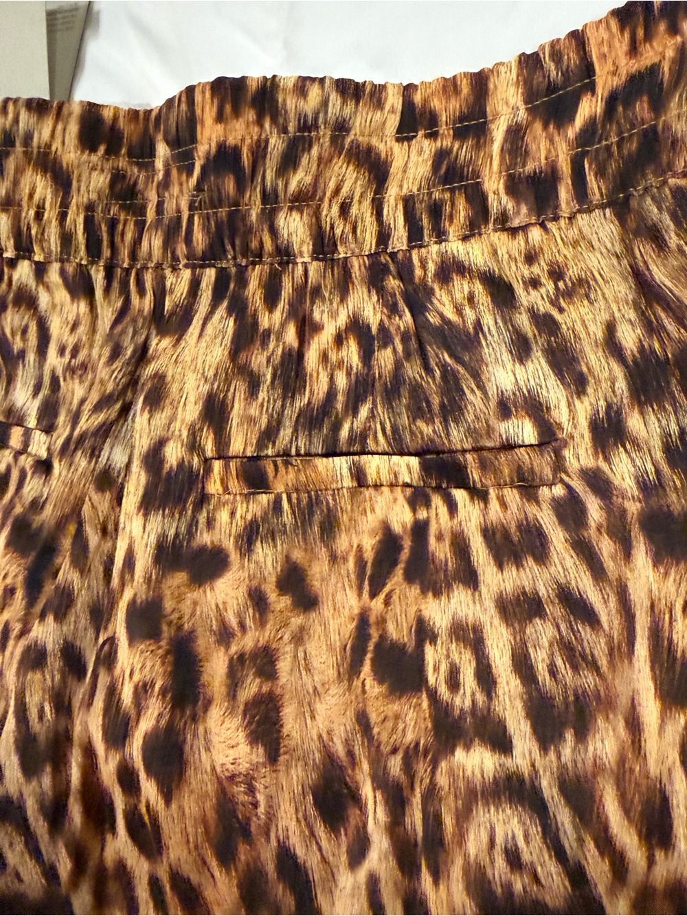 NWT All Saints Leopard Print High-Waist Shorts - Picture 7 of 10